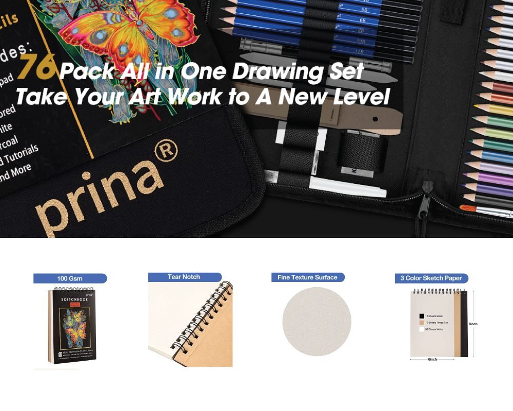 Professional And Complete Drawing Sketching Set