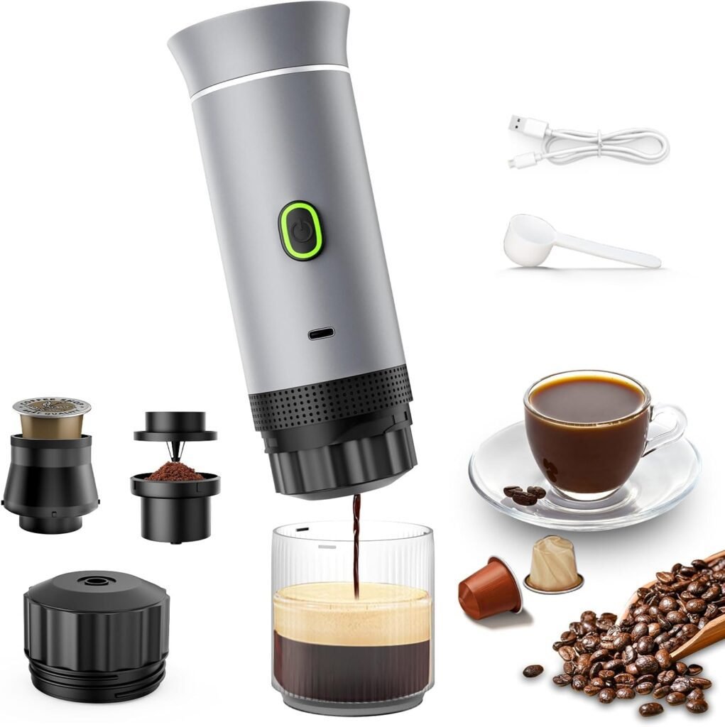 Silver best portable coffee maker