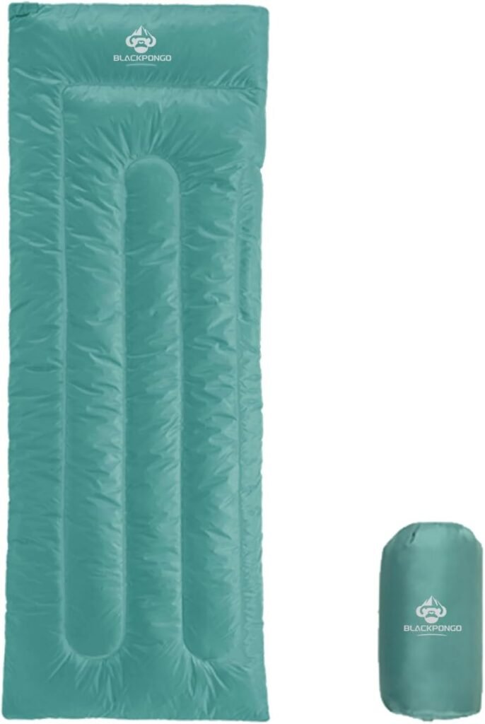 green sleeping bag