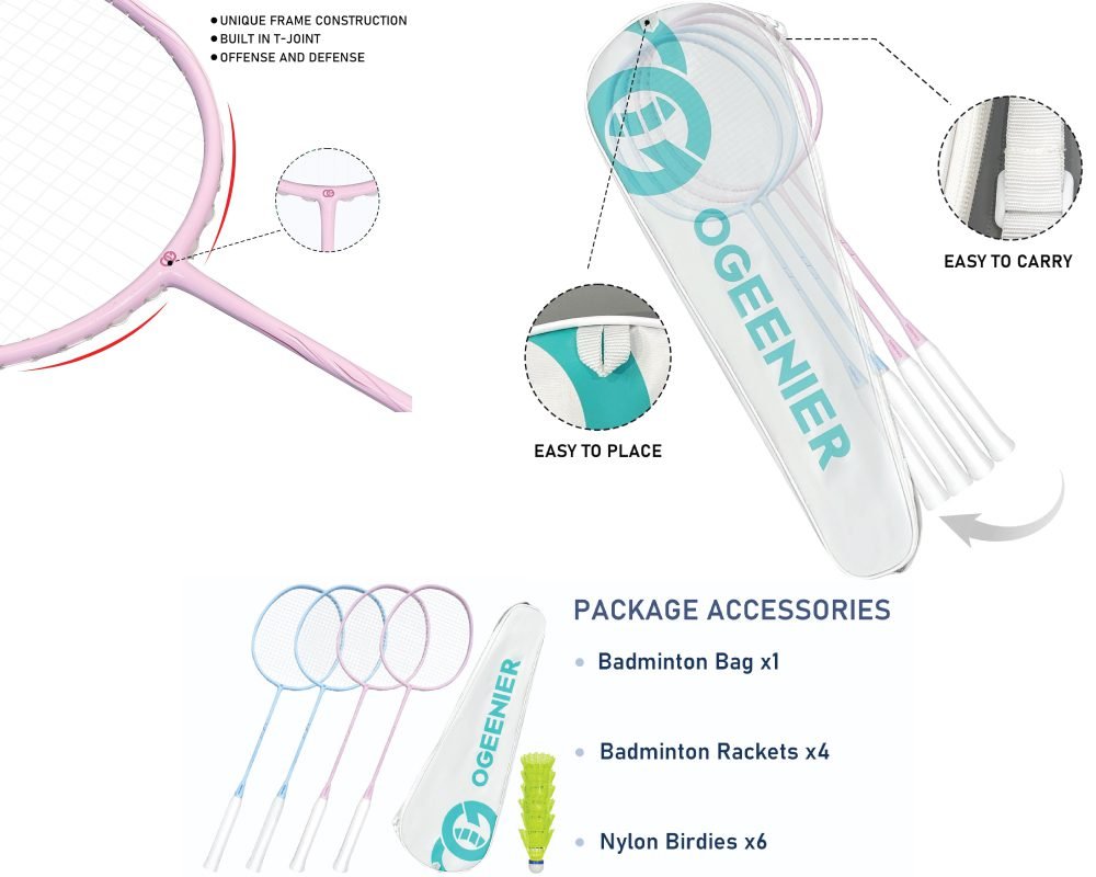 portable badminton set